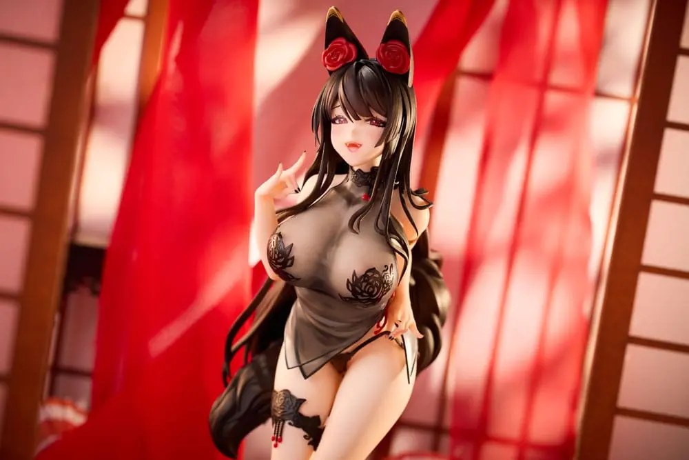 Original Character PVC kip 1/6 Rose Fox Girl Blooming in Midwinter Illustrated by TACCO 28 cm fotografija proizvoda