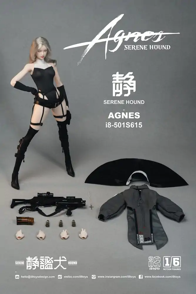 Originalna akcijska figura lika 1/6 Serene Hound "Agnes" 30 cm fotografija proizvoda