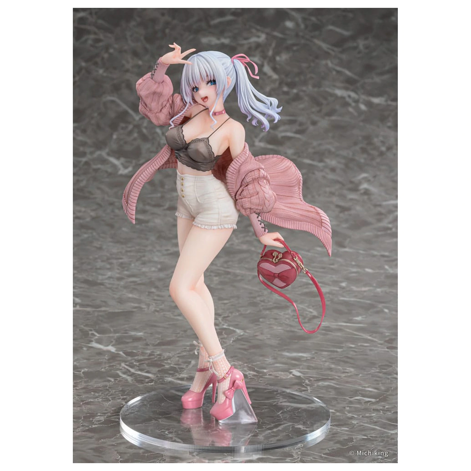 Original Character PVC Kip 1/6 Shion Passion Pink Illustration by Michiking 27 cm fotografija proizvoda
