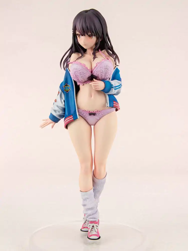 Originalni Lik PVC Figura 1/6 Sukajan Jakna Kanojo wa Cool de Itai! Kyouka Kagura 27 cm fotografija proizvoda