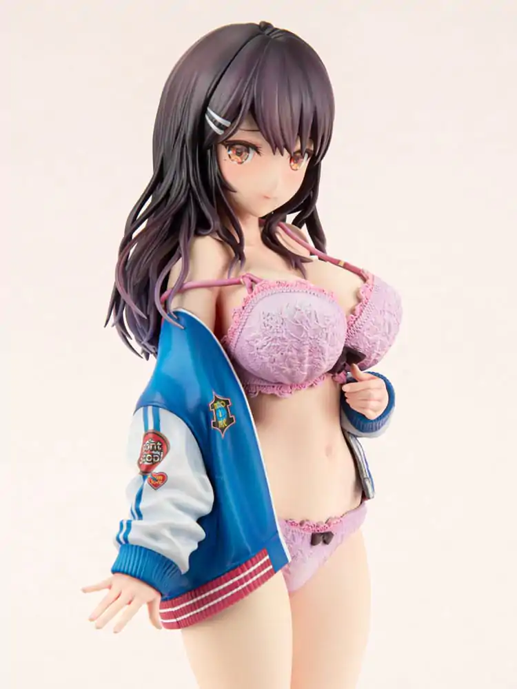 Originalni Lik PVC Figura 1/6 Sukajan Jakna Kanojo wa Cool de Itai! Kyouka Kagura 27 cm fotografija proizvoda