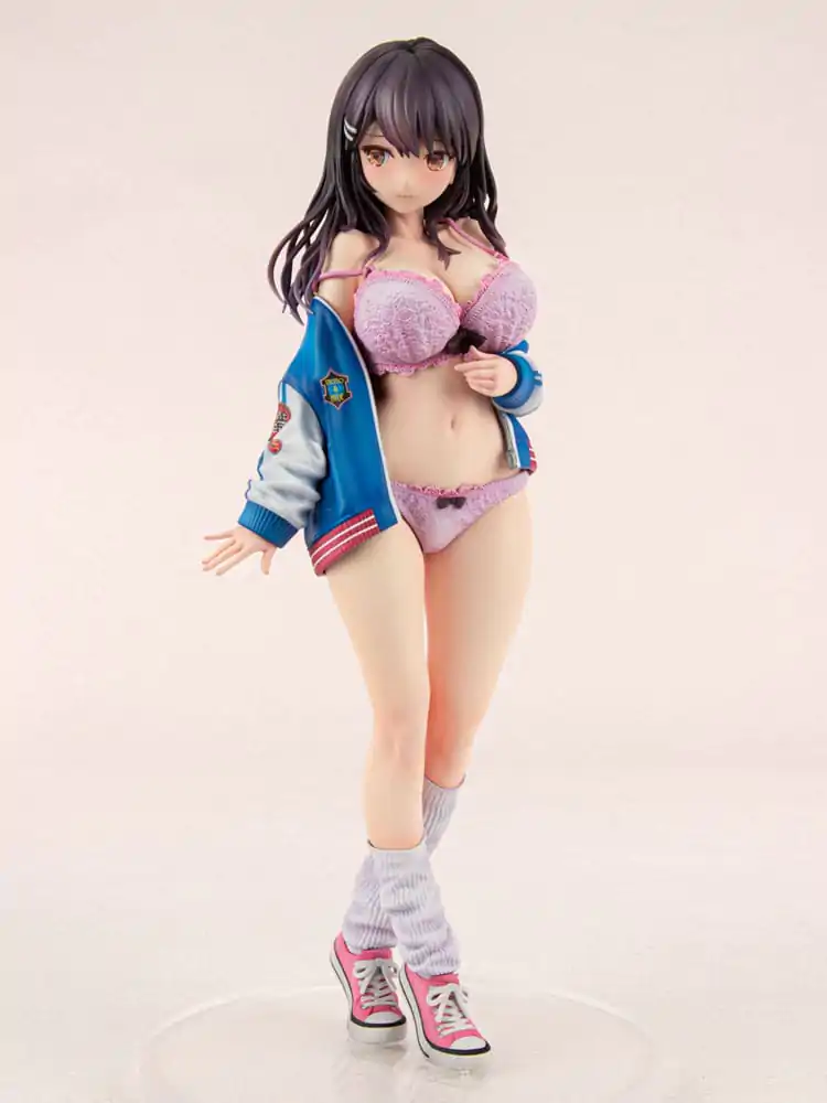 Originalni Lik PVC Figura 1/6 Sukajan Jakna Kanojo wa Cool de Itai! Kyouka Kagura 27 cm fotografija proizvoda