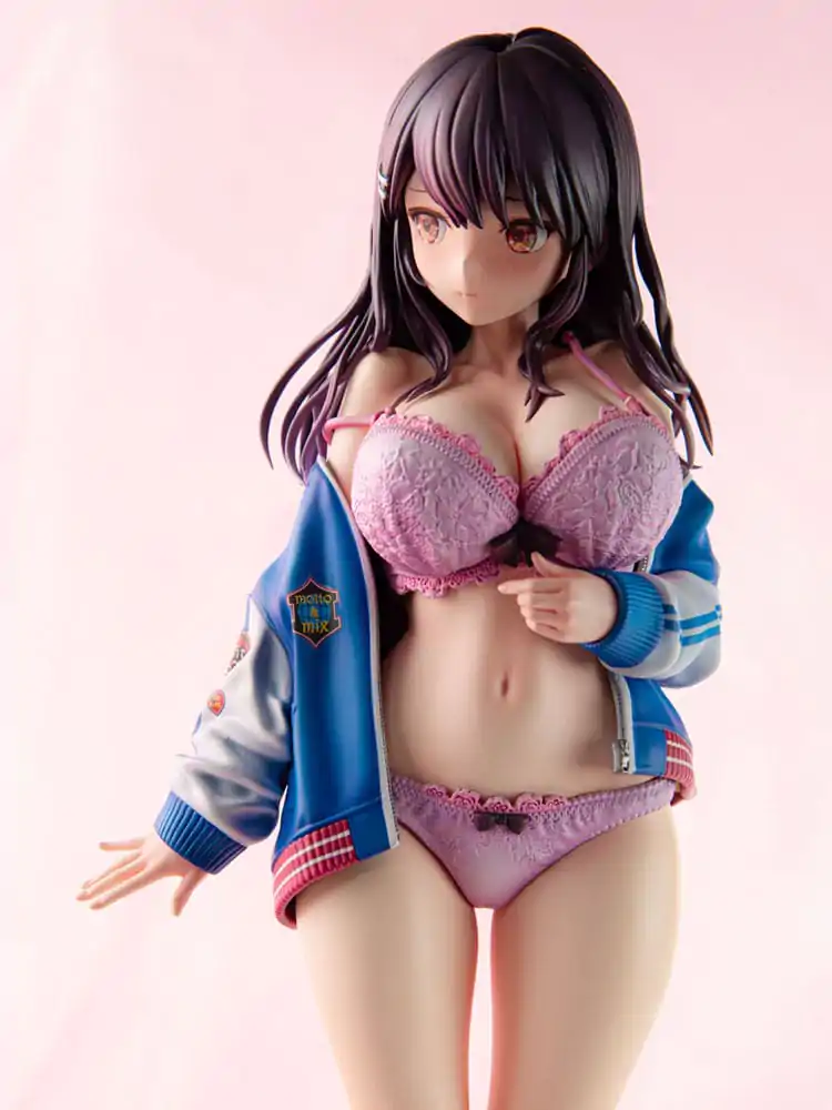 Originalni Lik PVC Figura 1/6 Sukajan Jakna Kanojo wa Cool de Itai! Kyouka Kagura 27 cm fotografija proizvoda