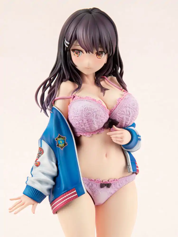 Originalni Lik PVC Figura 1/6 Sukajan Jakna Kanojo wa Cool de Itai! Kyouka Kagura 27 cm fotografija proizvoda