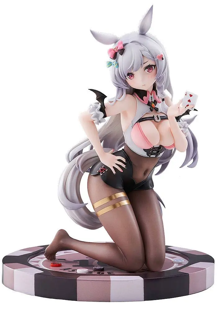 Original Character PVC Kip 1/7 Ashige-chan: Lucky Dealer Ver. 19 cm fotografija proizvoda