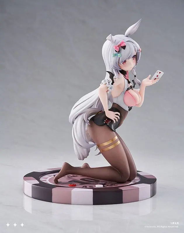 Original Character PVC Kip 1/7 Ashige-chan: Lucky Dealer Ver. 19 cm fotografija proizvoda