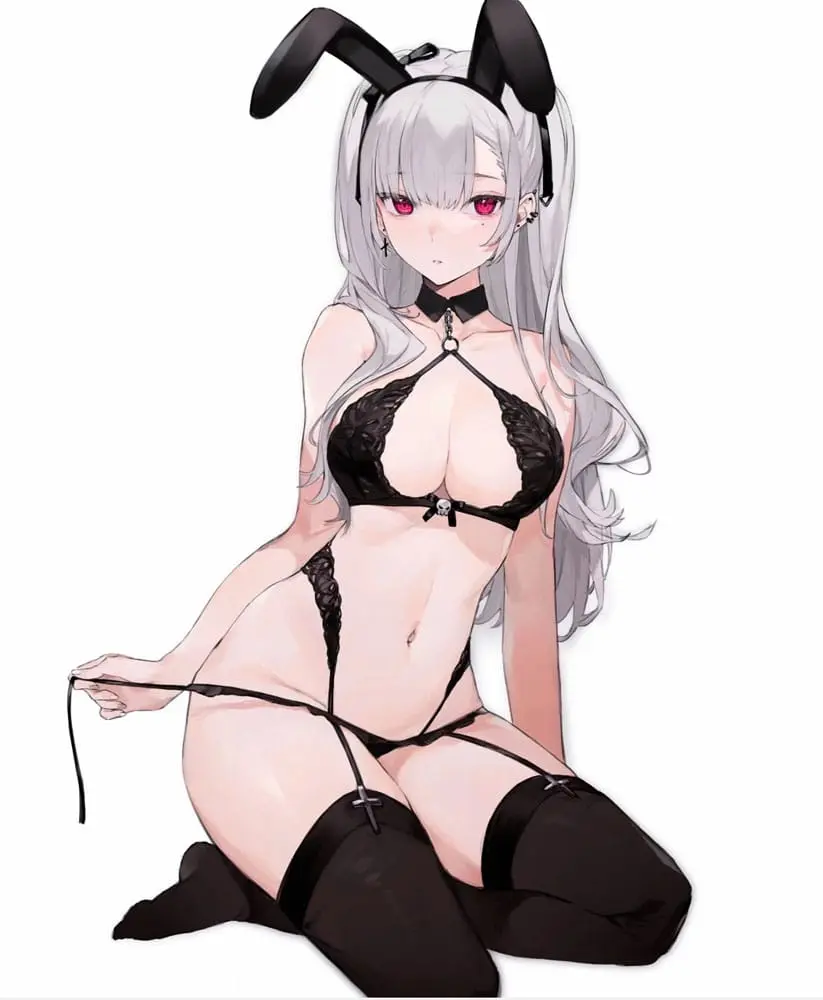 Original Character kip 1/7 Black Bunny Girl Tana 23 cm fotografija proizvoda