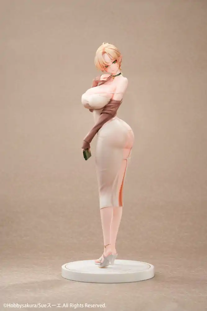 Originalna PVC figura 1/7 Hitozuma Elf Ilustracija Sue 26 cm fotografija proizvoda