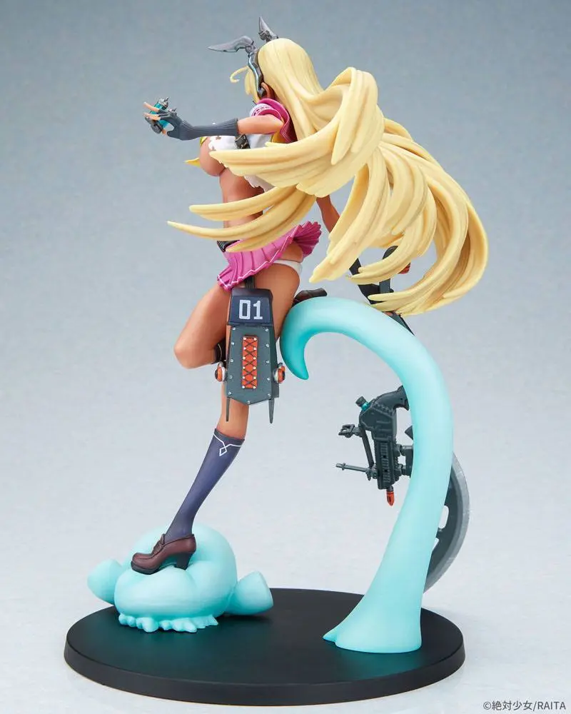 Original Character PVC Kip 1/7 Sei Kamihigano Illustrated by Raita Tanned Ver. 26 cm fotografija proizvoda