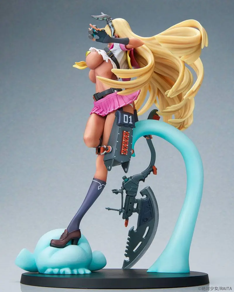 Original Character PVC Kip 1/7 Sei Kamihigano Illustrated by Raita Tanned Ver. 26 cm fotografija proizvoda