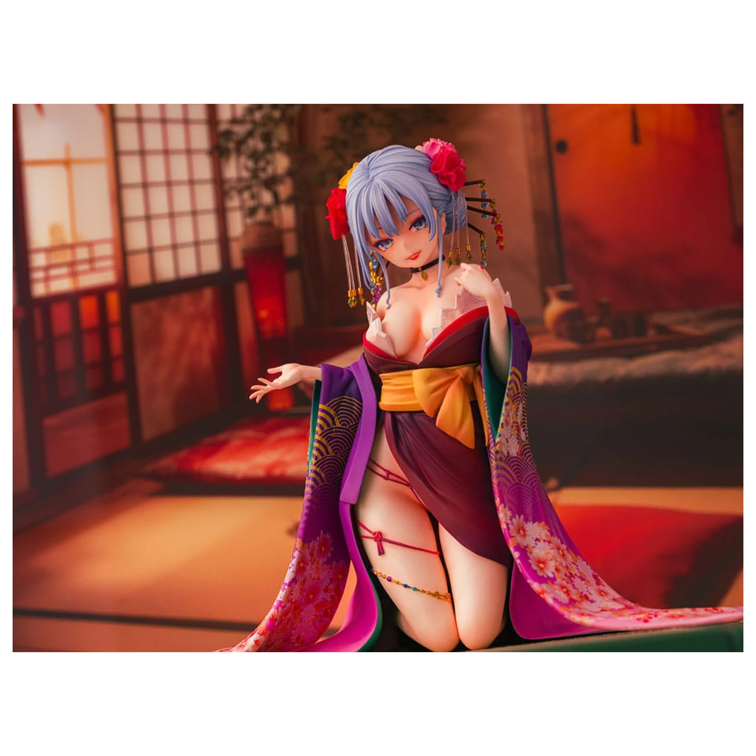 Original Character Statua 1/7 Shujuu Ecstasy Shion Oiran Ver. 15 cm fotografija proizvoda