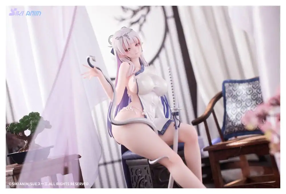 Original Character PVC Statua 1/7 The Color of the Blue - White Snake Deluxe Edition 20 cm fotografija proizvoda