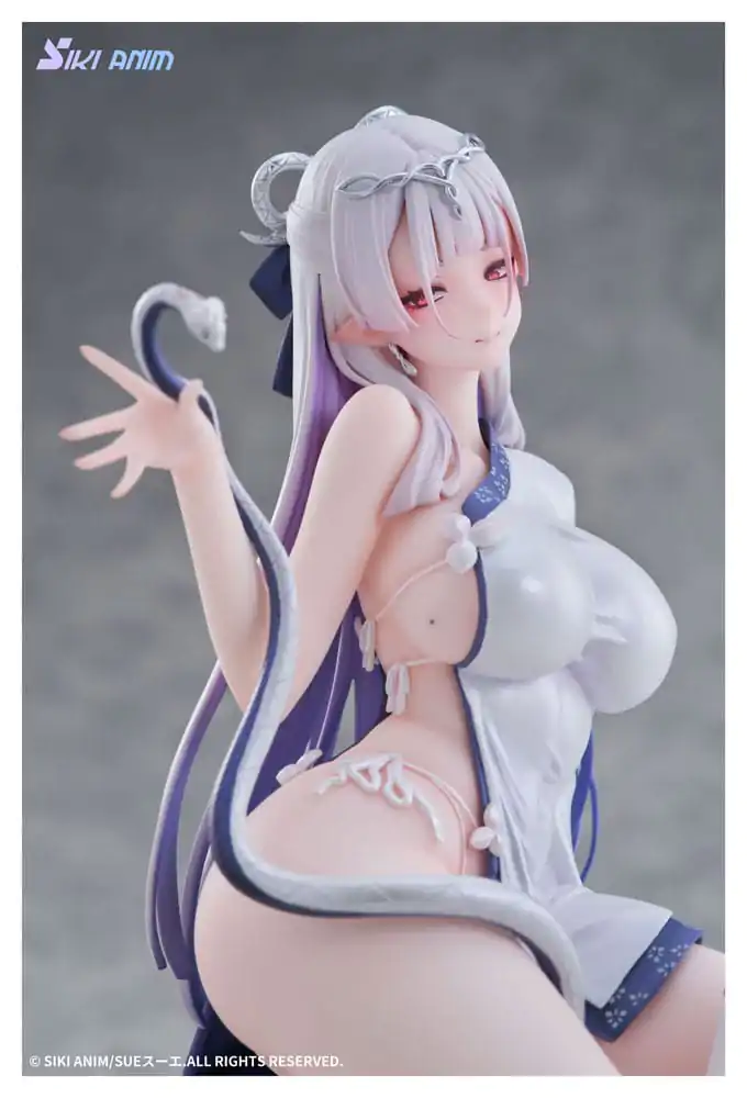 Original Character PVC Statua 1/7 The Color of the Blue - White Snake Deluxe Edition 20 cm fotografija proizvoda