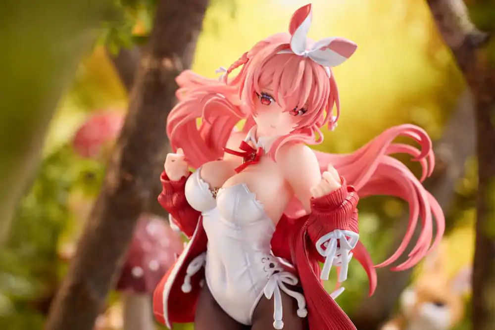 Original Character PVC 1/7 Bijeli Zec Ilustrirao Rosuuri Deluxe Verzija 24 cm fotografija proizvoda