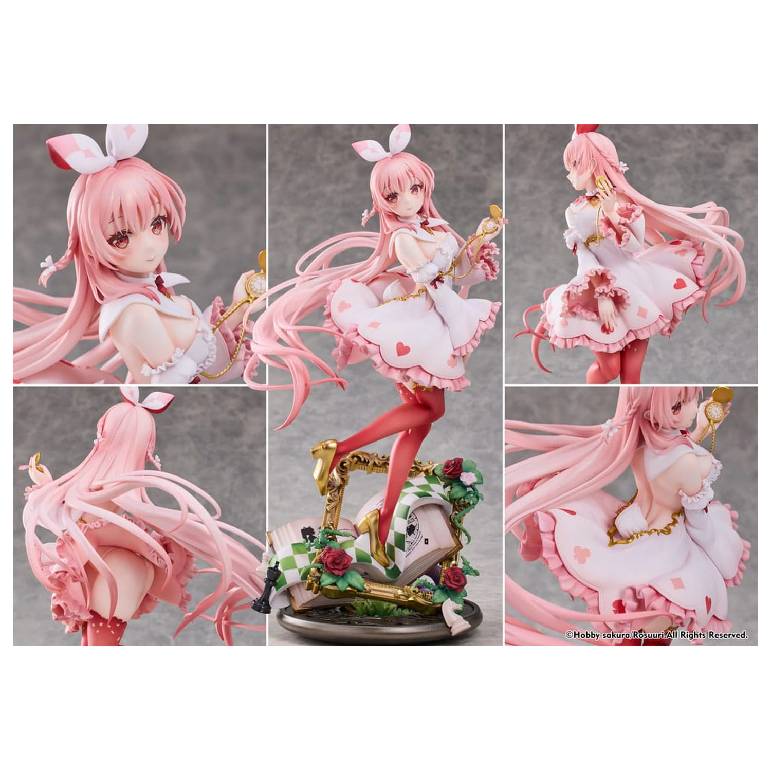 Original Character PVC kip 1/7 White Rabbit Rosu Wonderland Ver. Ilustrirao Rosuuri 29 cm fotografija proizvoda