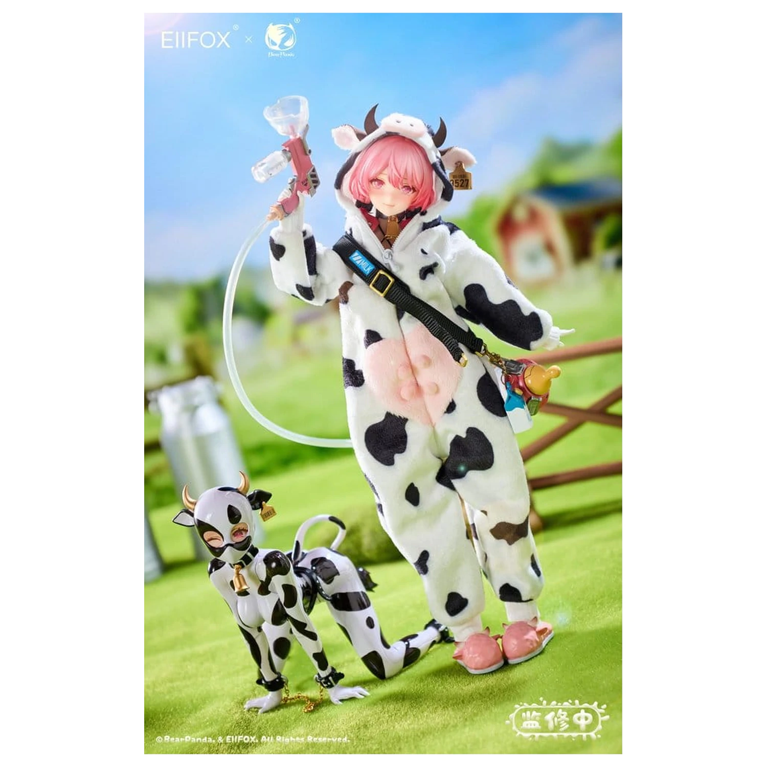 Original Character Action Figure 1/8 Eiifox & BearPanda Nyuugyuu Momo 21 cm fotografija proizvoda