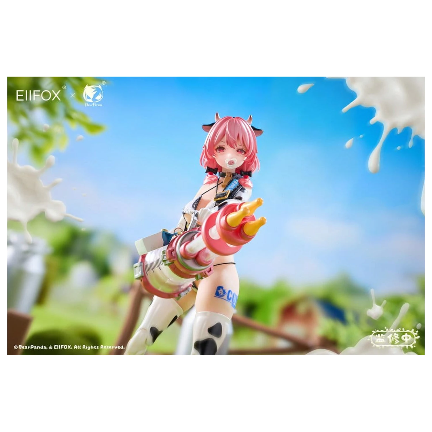 Original Character Action Figure 1/8 Eiifox & BearPanda Nyuugyuu Momo 21 cm fotografija proizvoda