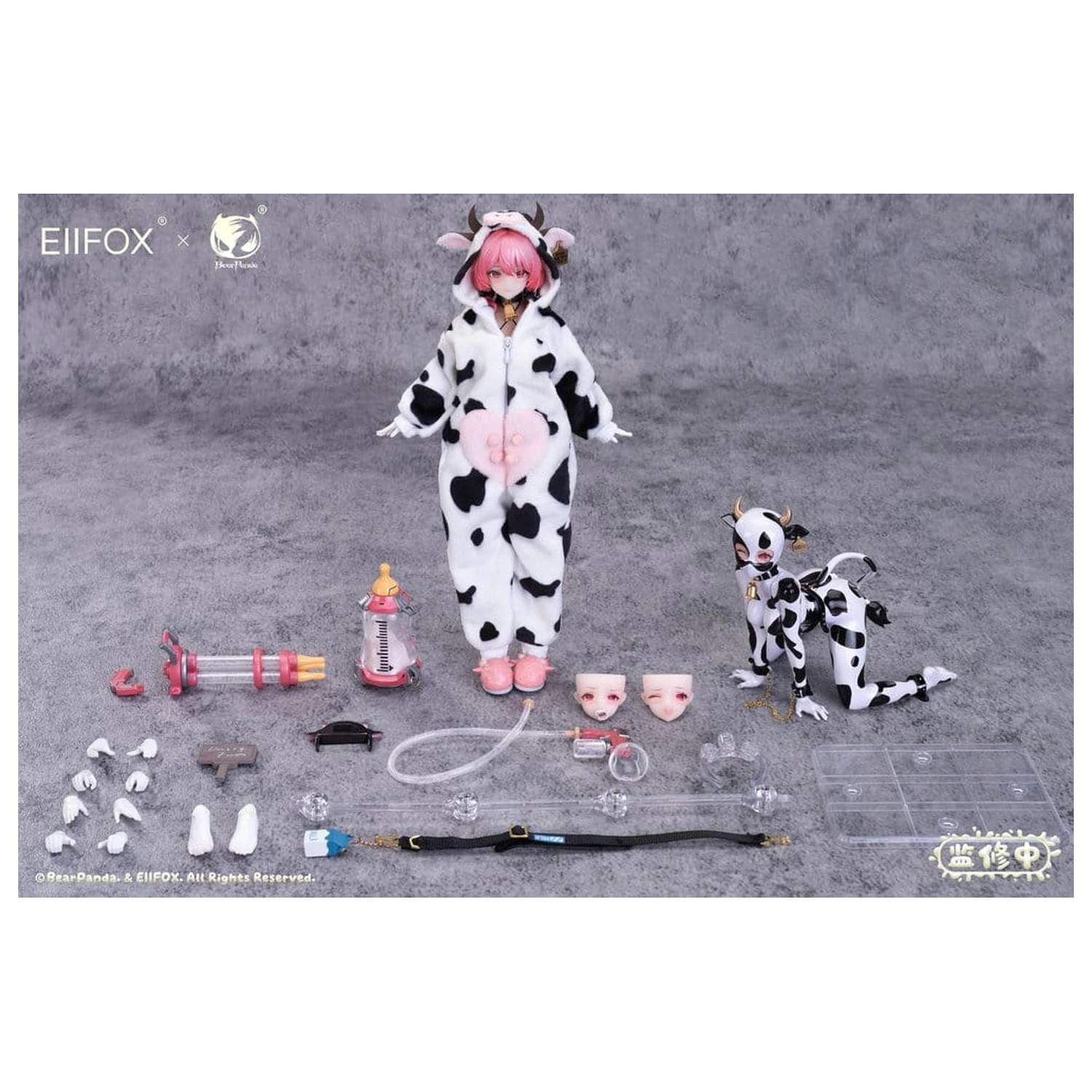 Original Character Action Figure 1/8 Eiifox & BearPanda Nyuugyuu Momo 21 cm fotografija proizvoda