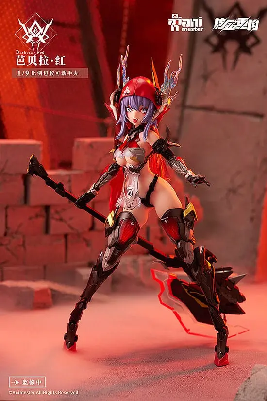 Original Character Plastični Model Kit Alloy Articulated Assemblable Model Thunderbolt-Barbera Red 21 cm fotografija proizvoda