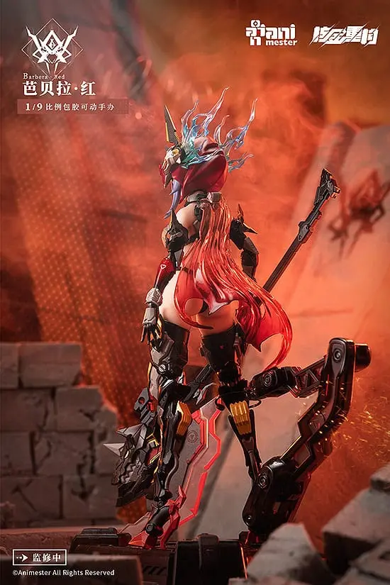 Original Character Plastični Model Kit Alloy Articulated Assemblable Model Thunderbolt-Barbera Red 21 cm fotografija proizvoda