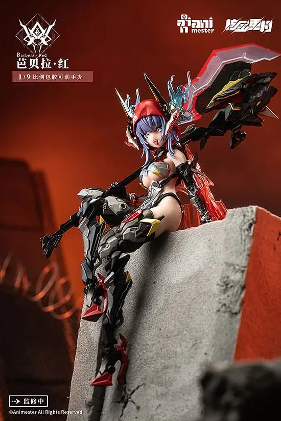 Original Character Plastični Model Kit Alloy Articulated Assemblable Model Thunderbolt-Barbera Red 21 cm fotografija proizvoda