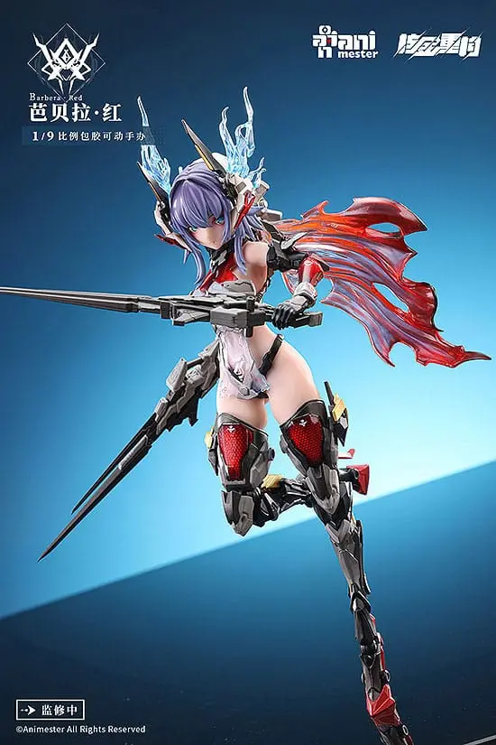 Original Character Plastični Model Kit Alloy Articulated Assemblable Model Thunderbolt-Barbera Red 21 cm fotografija proizvoda