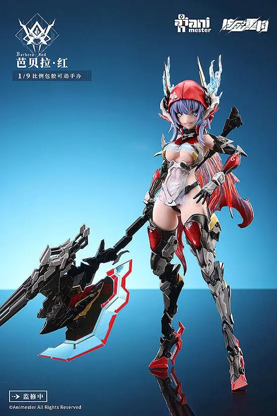 Original Character Plastični Model Kit Alloy Articulated Assemblable Model Thunderbolt-Barbera Red 21 cm fotografija proizvoda