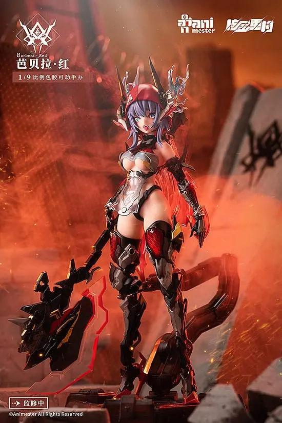 Original Character Plastični Model Kit Alloy Articulated Assemblable Model Thunderbolt-Barbera Red 21 cm fotografija proizvoda