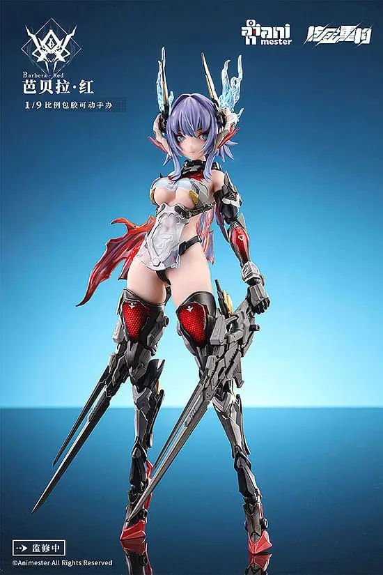 Original Character Plastični Model Kit Alloy Articulated Assemblable Model Thunderbolt-Barbera Red 21 cm fotografija proizvoda