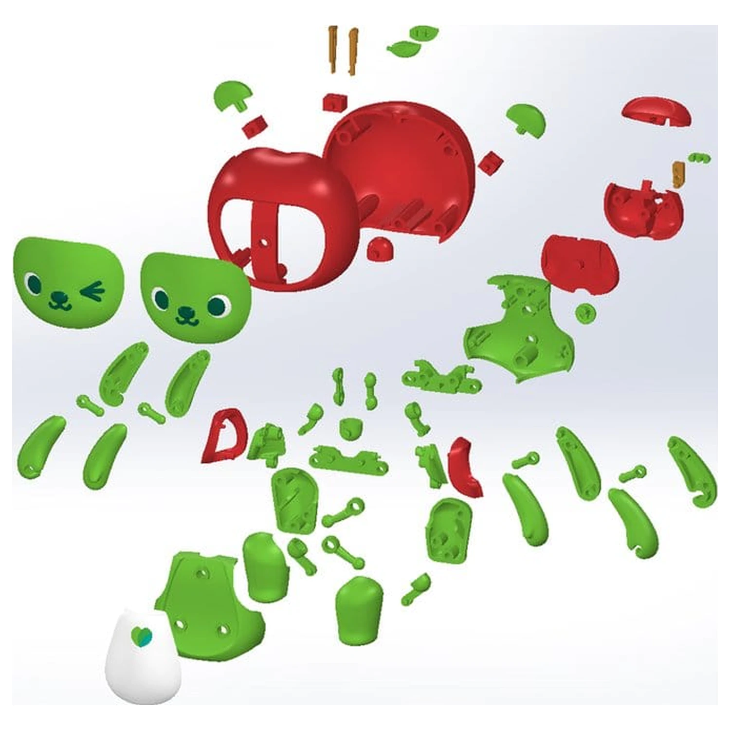 Original Character Set za plastični model Arukuma 10 cm fotografija proizvoda