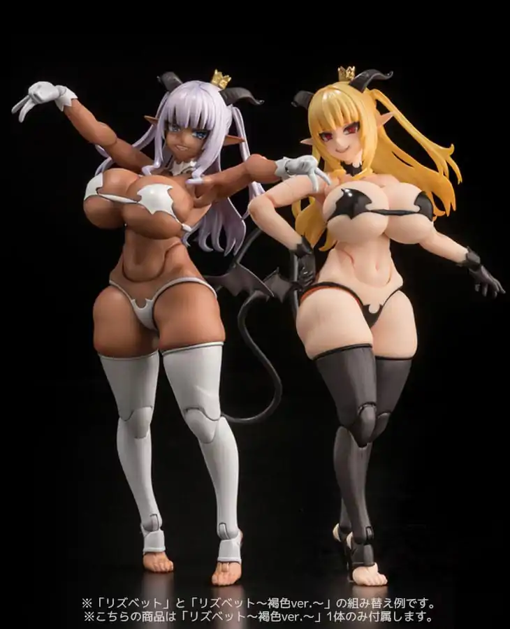 Original Character by Asanagi Girls Series Akcijska Figura Succubus Queen Lisbeth Tanned Ver. 17 cm fotografija proizvoda