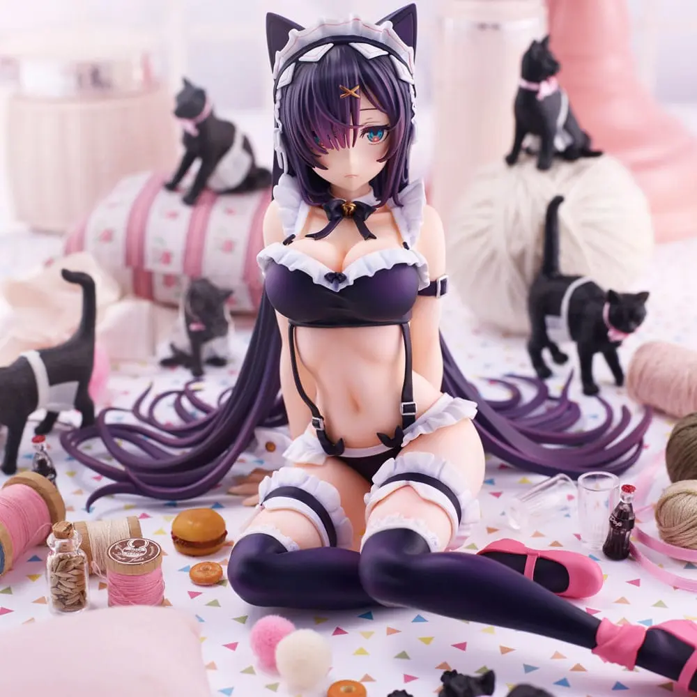 Original Character Statue PVC Mačka Sluškinja 15 cm fotografija proizvoda