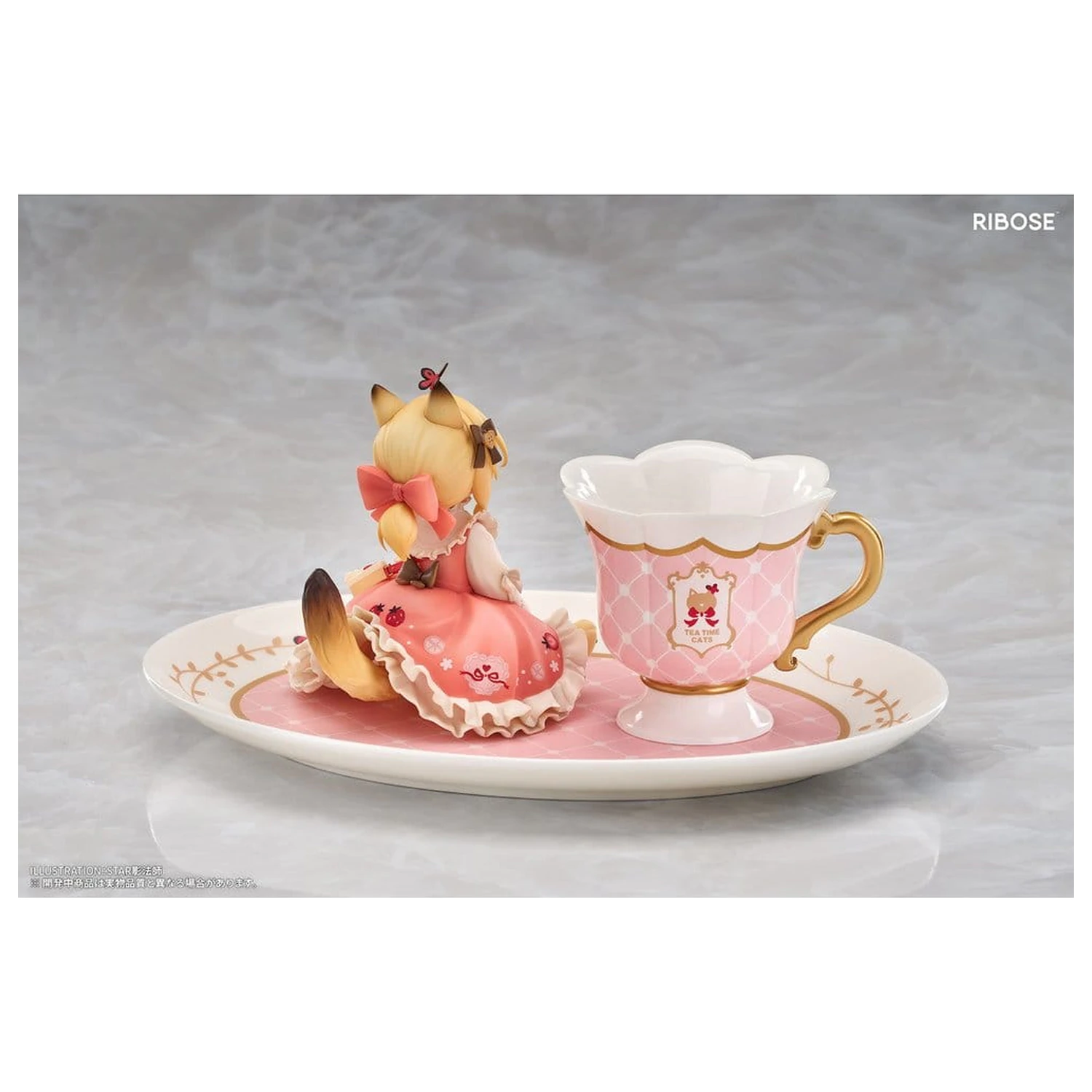 Original Character DLC Series PVC figura Tea Time Cats Orange Cat 10 cm fotografija proizvoda