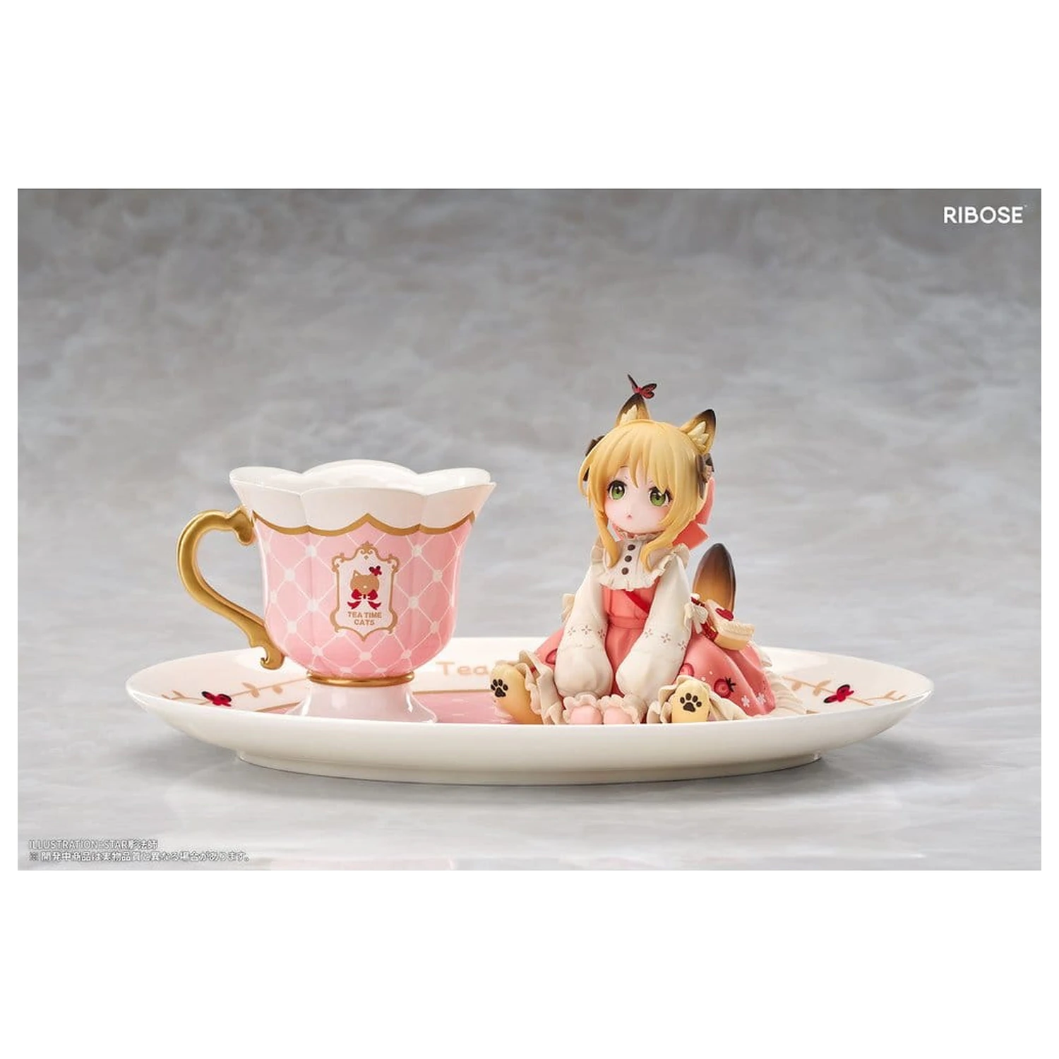 Original Character DLC Series PVC figura Tea Time Cats Orange Cat 10 cm fotografija proizvoda