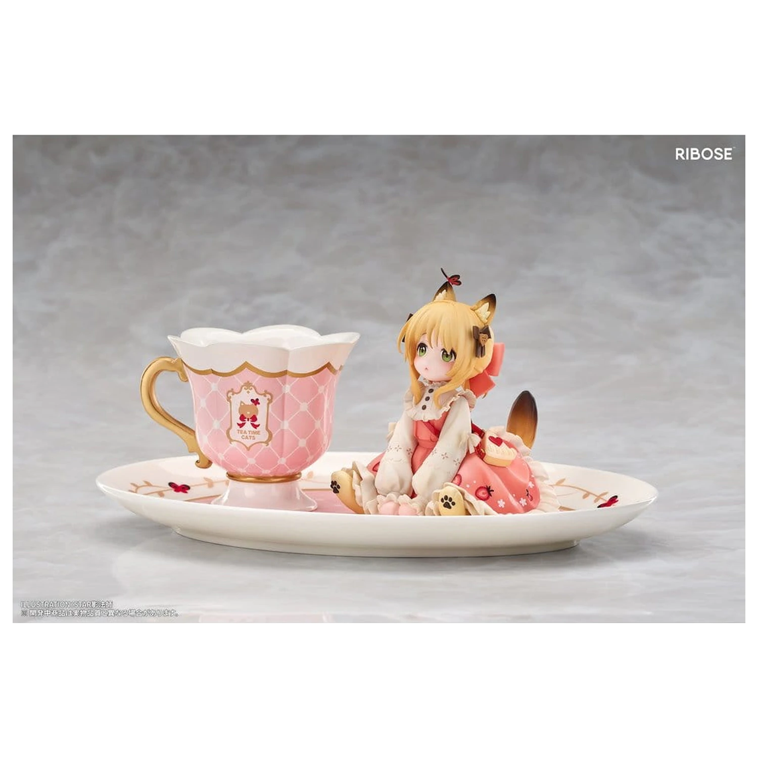 Original Character DLC Series PVC figura Tea Time Cats Orange Cat 10 cm fotografija proizvoda
