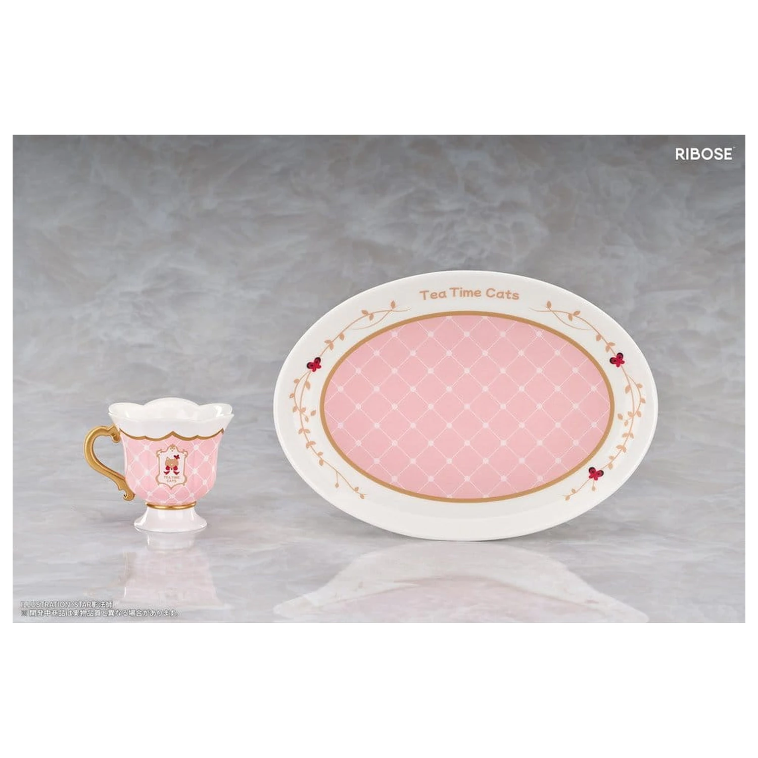 Original Character DLC Series PVC figura Tea Time Cats Orange Cat 10 cm fotografija proizvoda