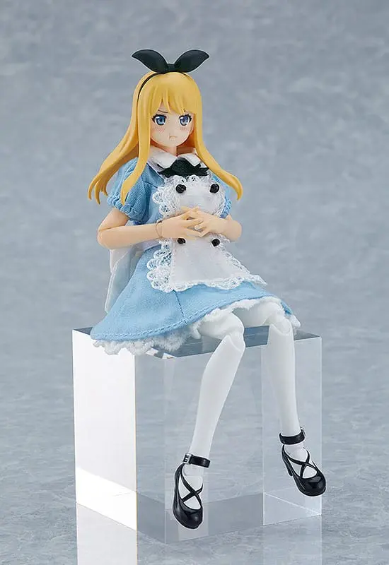 Original Character Figma akcijska figura žensko tijelo (Alice) s haljinom i pregačom Outfit 13 cm fotografija proizvoda