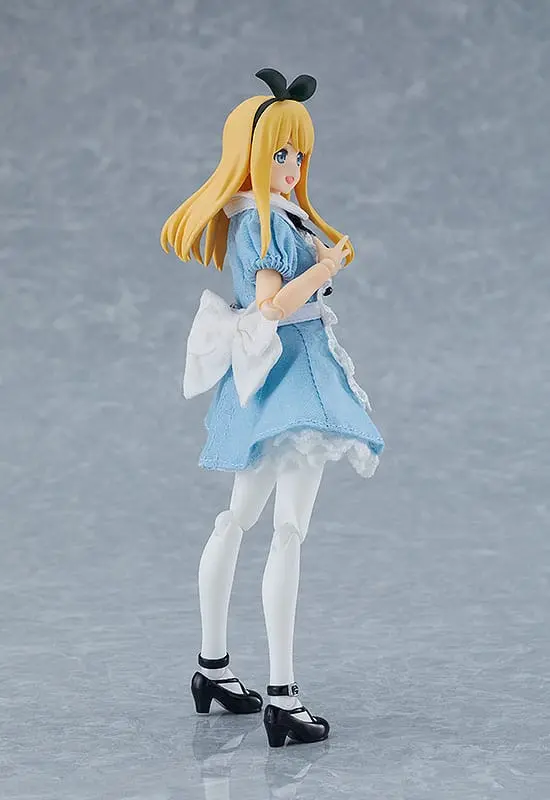 Original Character Figma akcijska figura žensko tijelo (Alice) s haljinom i pregačom Outfit 13 cm fotografija proizvoda