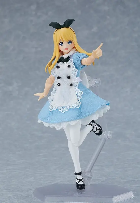 Original Character Figma akcijska figura žensko tijelo (Alice) s haljinom i pregačom Outfit 13 cm fotografija proizvoda