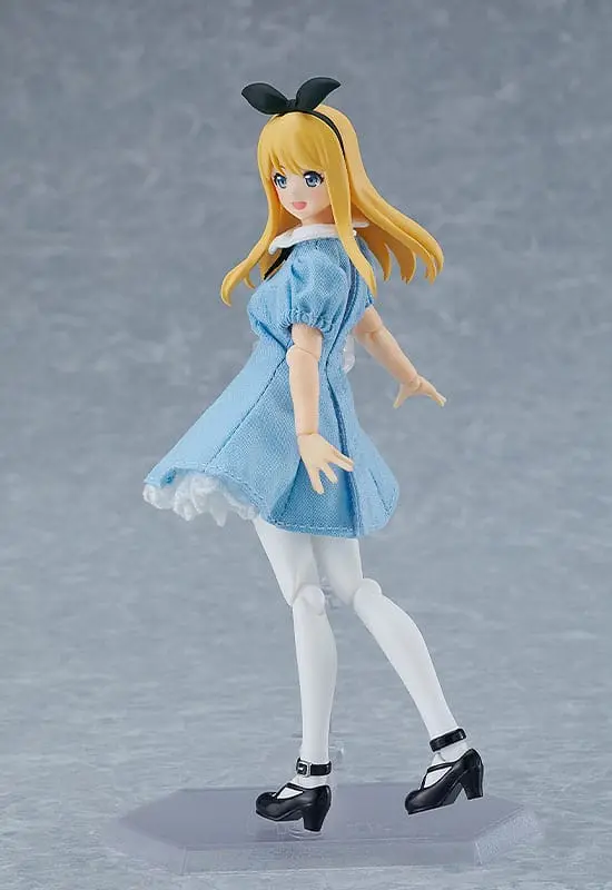 Original Character Figma akcijska figura žensko tijelo (Alice) s haljinom i pregačom Outfit 13 cm fotografija proizvoda