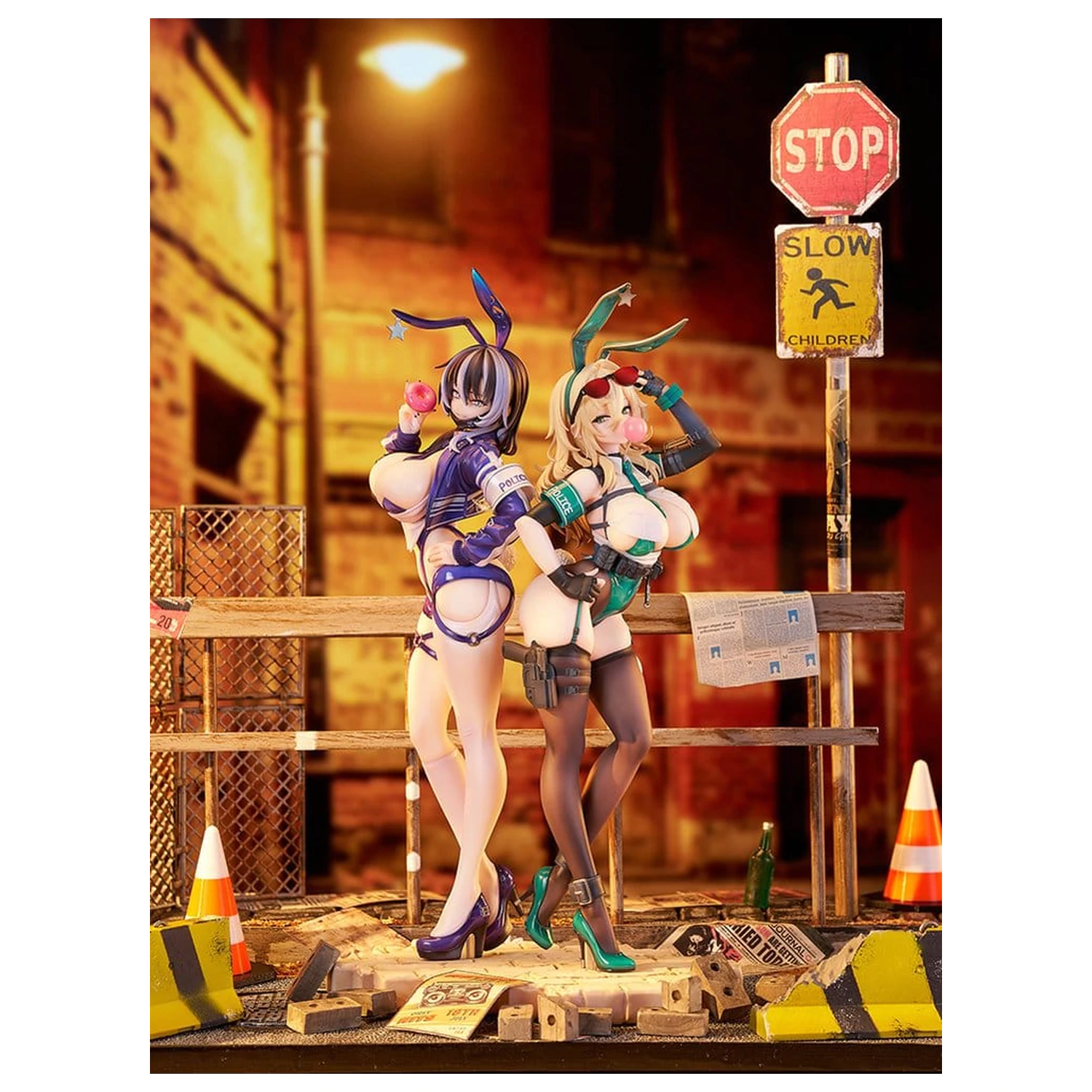 Figura originalnog lika 1/6 Bunny Cops_02 Ilustracija CheLA77 30 cm fotografija proizvoda