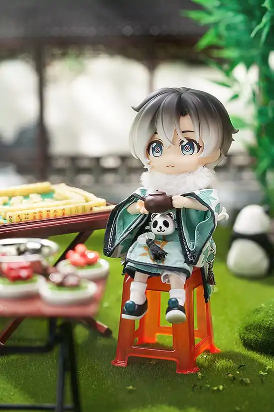 Original Character Nendoroid Doll akcijska figura Chinese-Style Panda Mahjong: Laurier 14 cm fotografija proizvoda