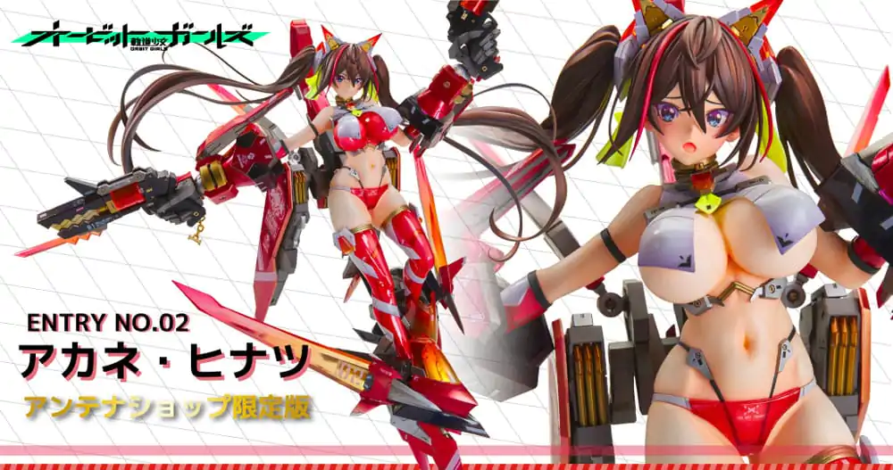 Original Character Orbit Girls Series PVC figura Entry No. 2 Akane Hintasu Antenna Shop Limited Edition 45 cm fotografija proizvoda