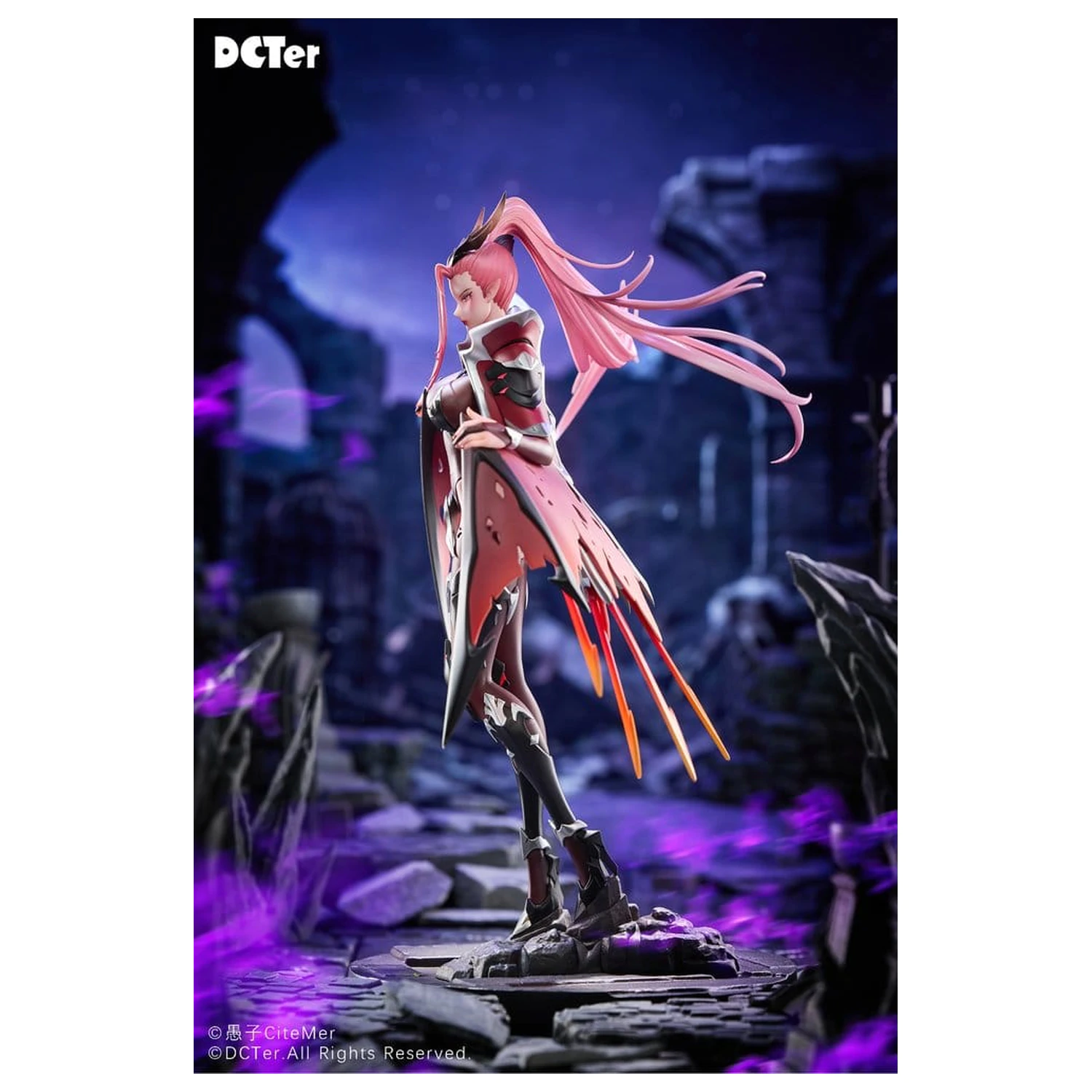 Original Character PU figura 1/7 Heslion Draco Bellatrix Feminina 27 cm fotografija proizvoda