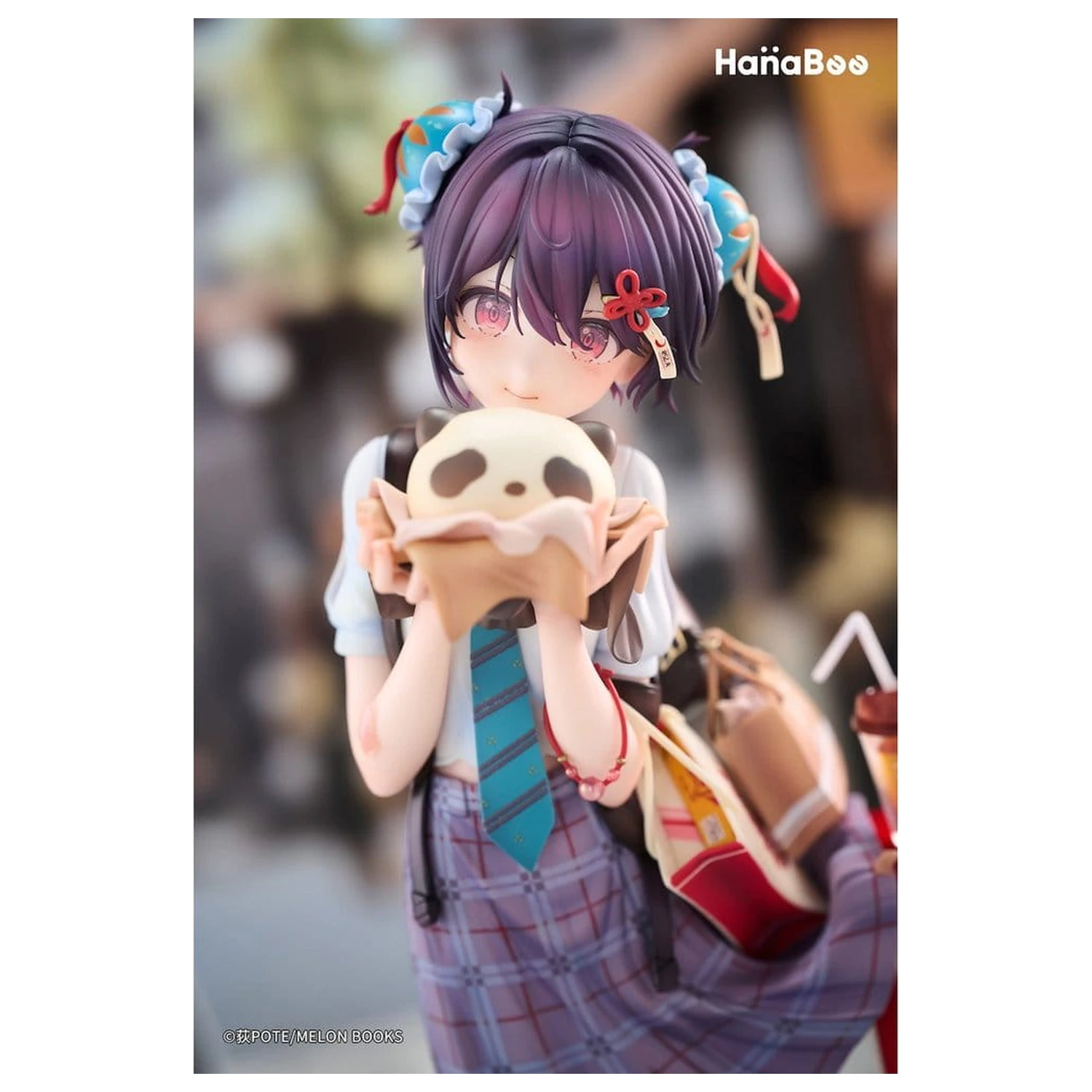 Original Character PVC figura 1/6 Panda Nikuman-chan Illustrated by Ogipote 26 cm fotografija proizvoda
