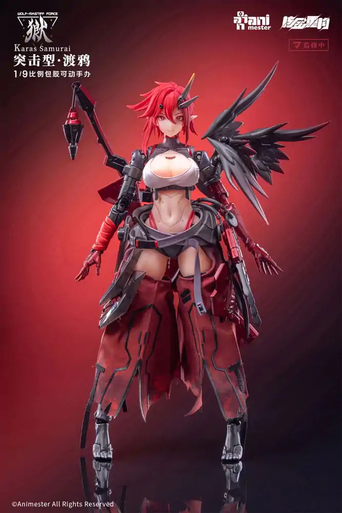 Original Character bešavna akcijska figura 1/9 Wolf-Mastiff Force Karas Samurai 20 cm fotografija proizvoda