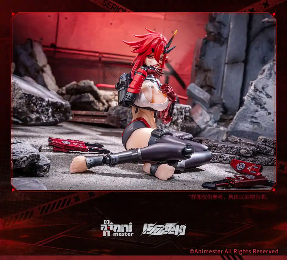 Original Character bešavna akcijska figura 1/9 Wolf-Mastiff Force Karas Samurai 20 cm fotografija proizvoda