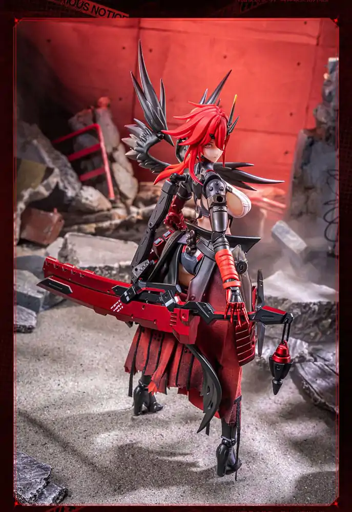 Original Character bešavna akcijska figura 1/9 Wolf-Mastiff Force Karas Samurai 20 cm fotografija proizvoda