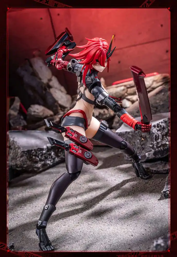 Original Character bešavna akcijska figura 1/9 Wolf-Mastiff Force Karas Samurai 20 cm fotografija proizvoda