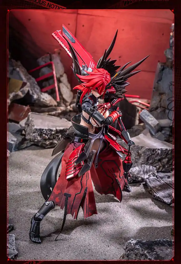 Original Character bešavna akcijska figura 1/9 Wolf-Mastiff Force Karas Samurai 20 cm fotografija proizvoda